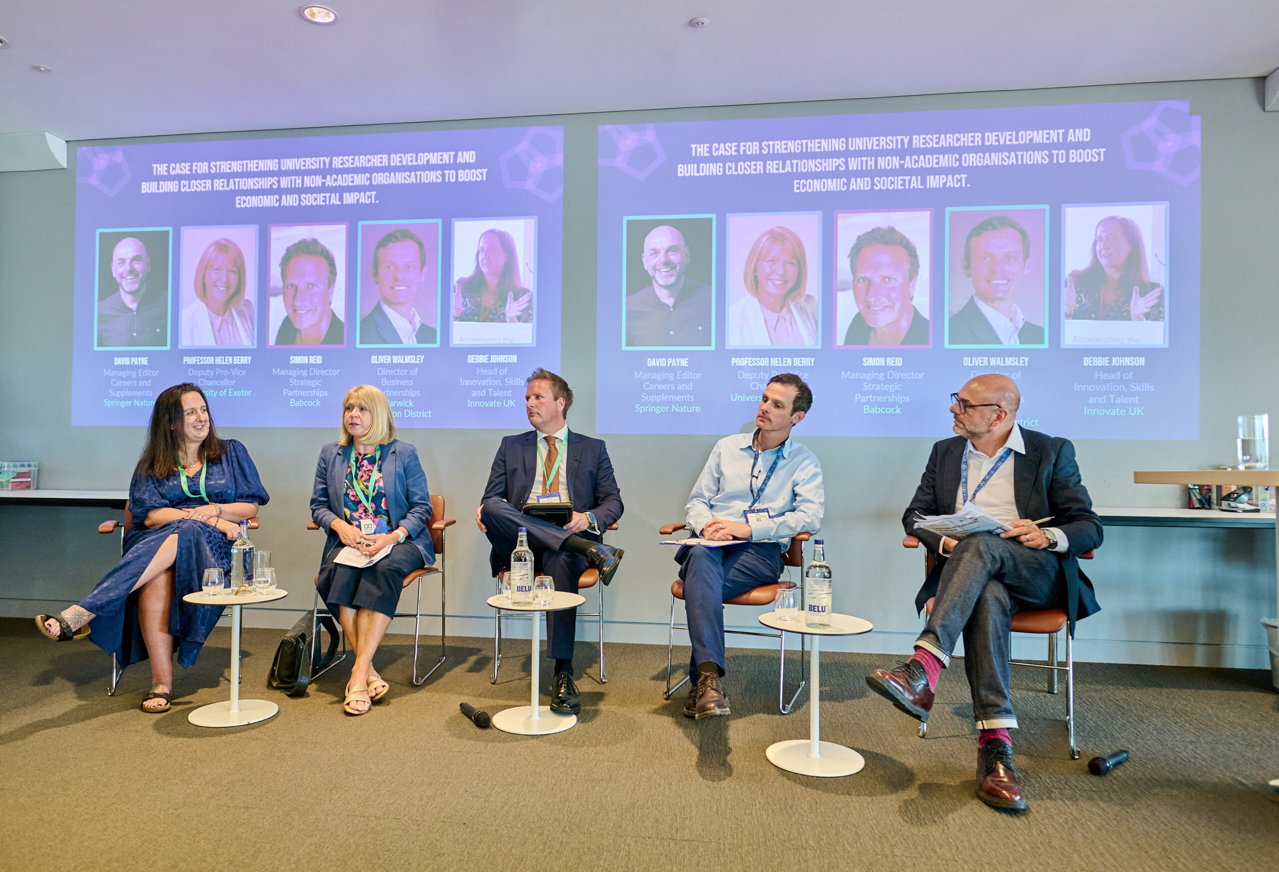 Image of event panel speakers